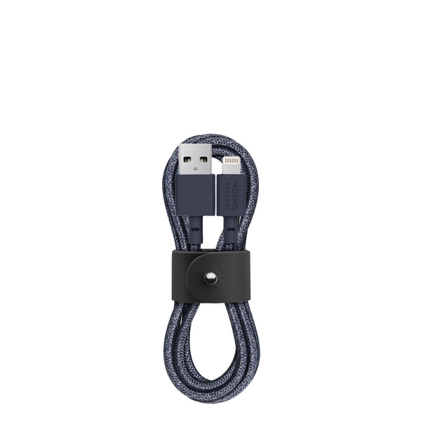 Belt Cable Indigo <br> USB-A to Lightning <br> 1.2 m
