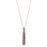 Tassel Necklace <br> Pink and Gold