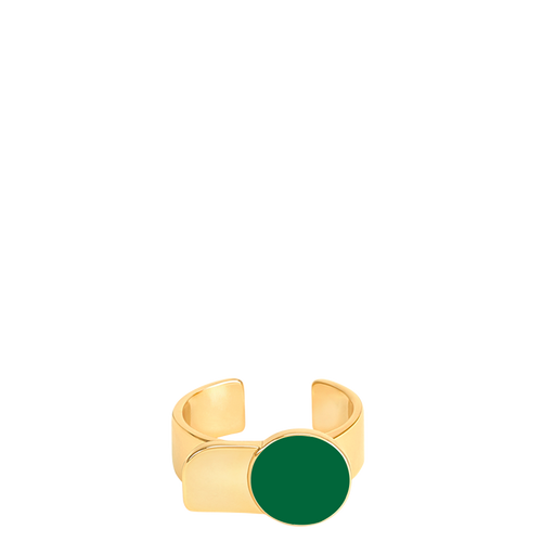 Arty Ring <br> Emerald Green