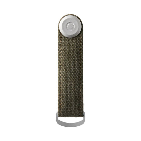 Canvas Key Organizer <br> Olive with Olive Stitching