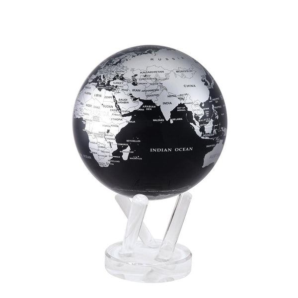 Globe <br> Black & Silver <br> (Ø 12 x H 18) cm