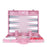 Pink Stingray <br> Backgammon Set with Handle <br> (L 52 x W 36) cm