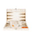 Beige Stingray <br> Backgammon Set <br> (L 38 x W 24.5) cm