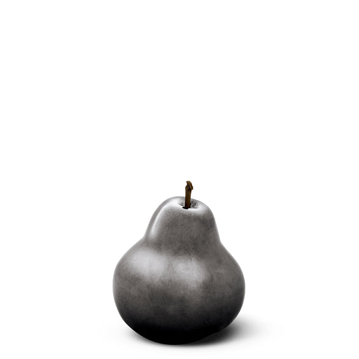 Pear Brilliant Glazed <br> 
Anthracite
<br> (Ø 12 x H 12.5) cm