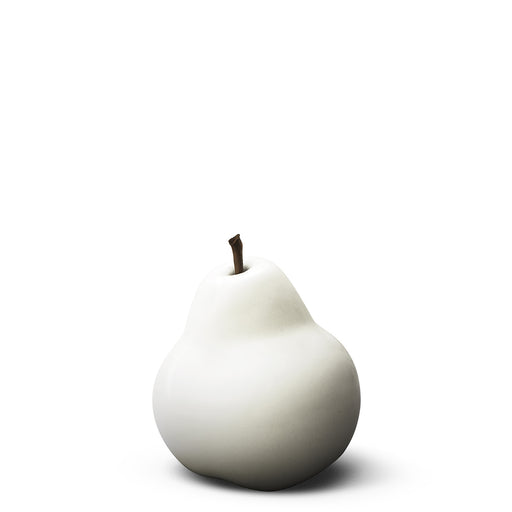 Pear Brilliant Glazed <br> 
White
<br> (Ø 22 x H 23) cm