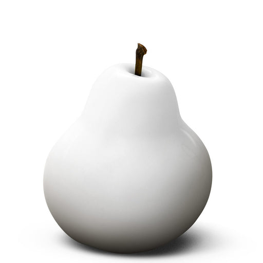 Pear Monochrome-Shaded <br> White <br> (Ø 38 x H 38) cm