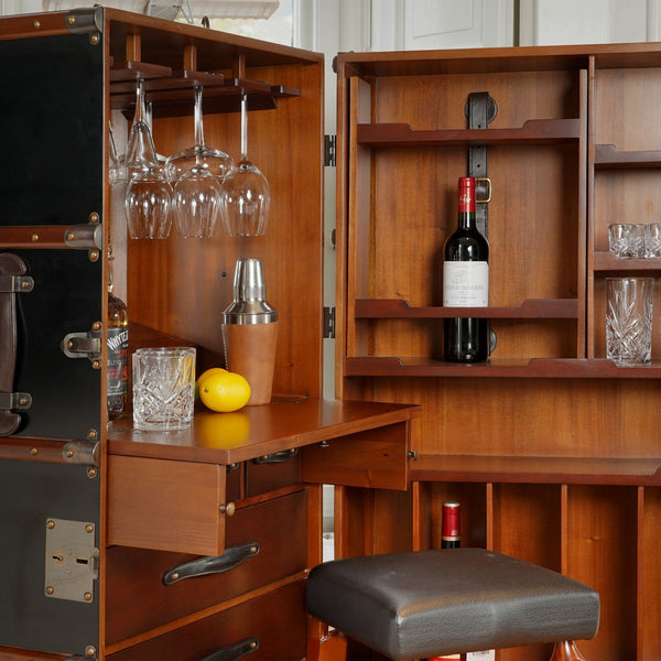 Stateroom Bar <br> Black <br> (L 61 x H 150) cm