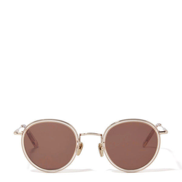 The Erno <br> Clear Frame <br> Brown Lenses