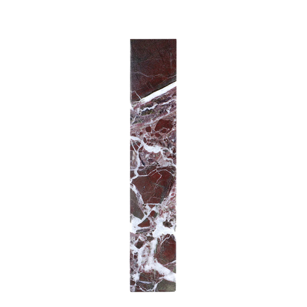 Travertine Incense Holder <br> Burgundy