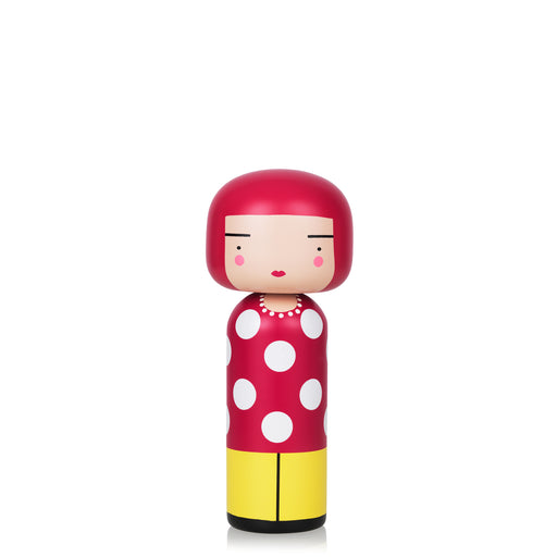 Dot Kokeshi Doll <br> (H 21.5) cm