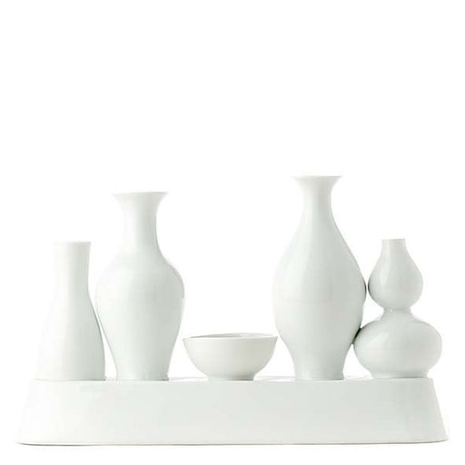 Shanghai Vase <br> White <br> (L 13 x W 40.5 x H 26) cm
