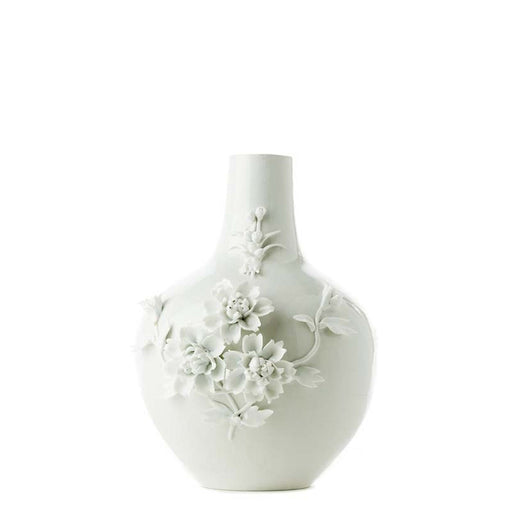3D Rose Vase <br> White <br> (Ø 30 x H 37) cm