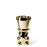 Pothead Vase <br> Gold <br> (Ø 17 x H 30) cm