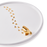 Walking Duck Footed Plate <br>
Gold <br>
(Ø 30 x H 8.3) cm