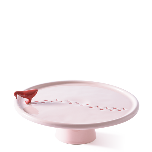 Walking Duck Footed Plate <br>
Light Pink <br>
(Ø 30 x H 8.3) cm