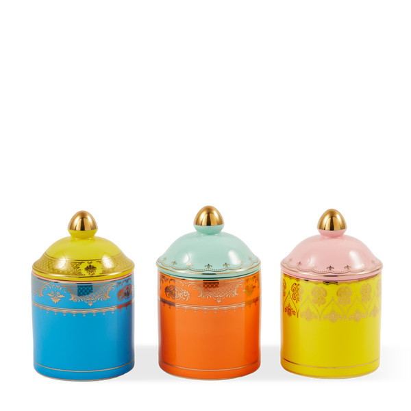 Grandpa Jar <br> Yellow <br> (Ø 9.2 x H 14) cm