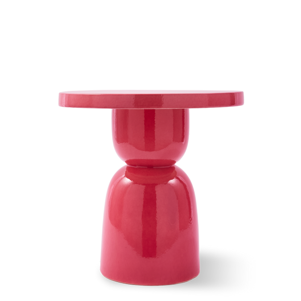 Pawn Side Table <br> Light Pink <br> (Ø 40 x H 40) cm