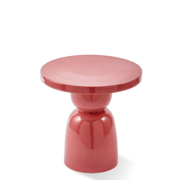 Pawn Side Table <br> Light Pink <br> (Ø 40 x H 40) cm