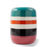 Striped Pill Side Table <br> 
Multicolor <br> 
(Ø 34 x H 46.5) cm