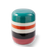 Striped Pill Side Table <br> 
Multicolor <br> 
(Ø 34 x H 46.5) cm