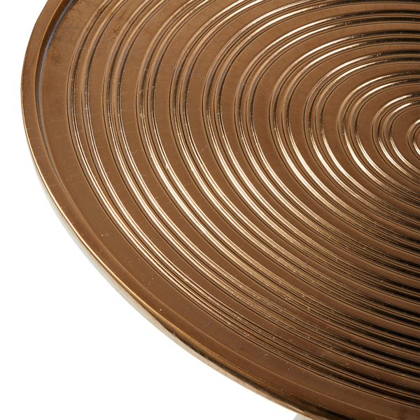 Anish Side Table <br> 
Copper <br> 
(L 60 x W 45 x H 50) cm