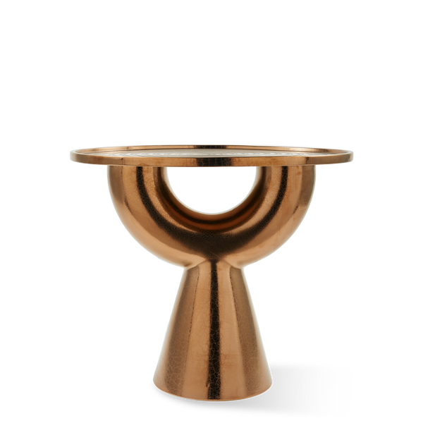 Anish Side Table <br> 
Copper <br> 
(L 60 x W 45 x H 50) cm