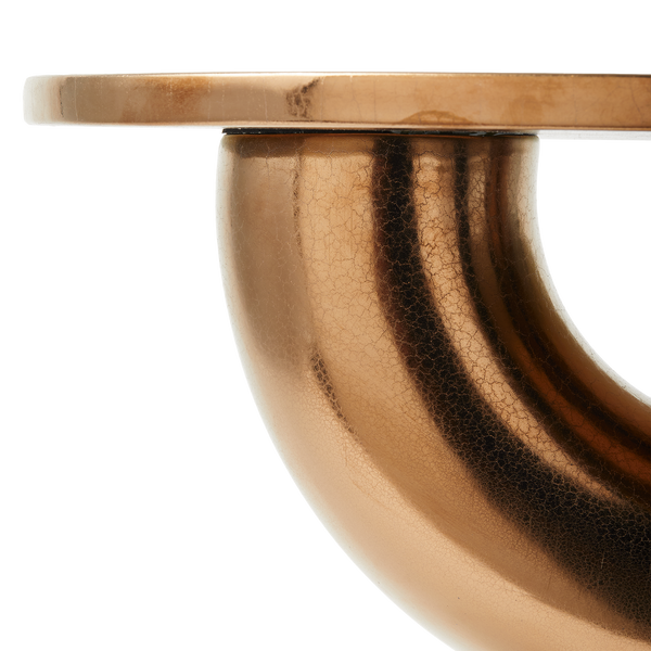 Anish Side Table <br> 
Copper <br> 
(L 60 x W 45 x H 50) cm