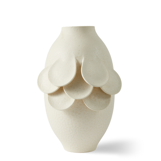 Quillie Vase <br>
Beige <br>
(Ø 25 x H 45) cm