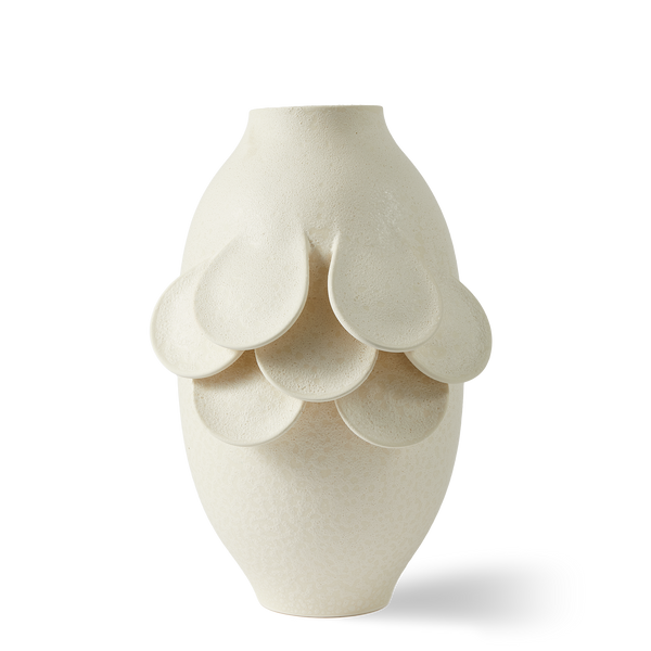 Quillie Vase <br>
Beige <br>
(Ø 25 x H 45) cm