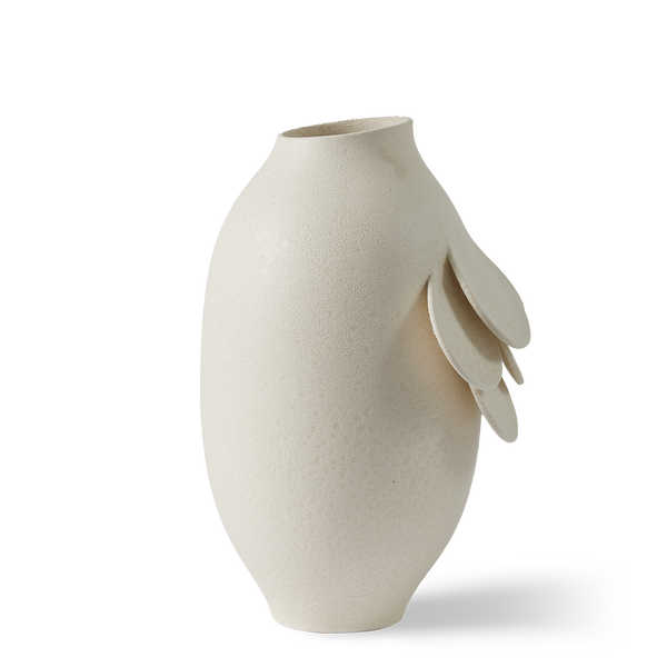 Quillie Vase <br>
Beige <br>
(Ø 25 x H 45) cm