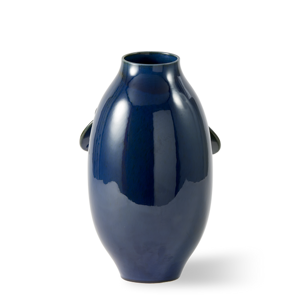 Quillie Vase <br>
Dark Blue <br>
(Ø 25 x H 45) cm