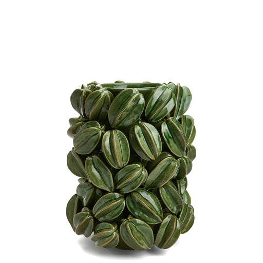 Starfruit Vase <br> 
Green
<br> (Ø 28 x H 36) cm