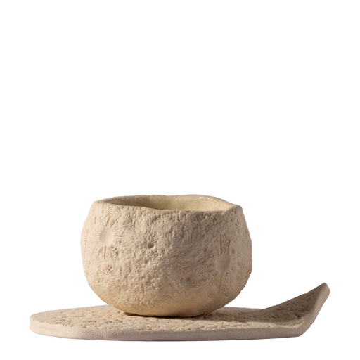 AKUN x House of Raw Moon Candle with Tray <br> Noor Al Qamar