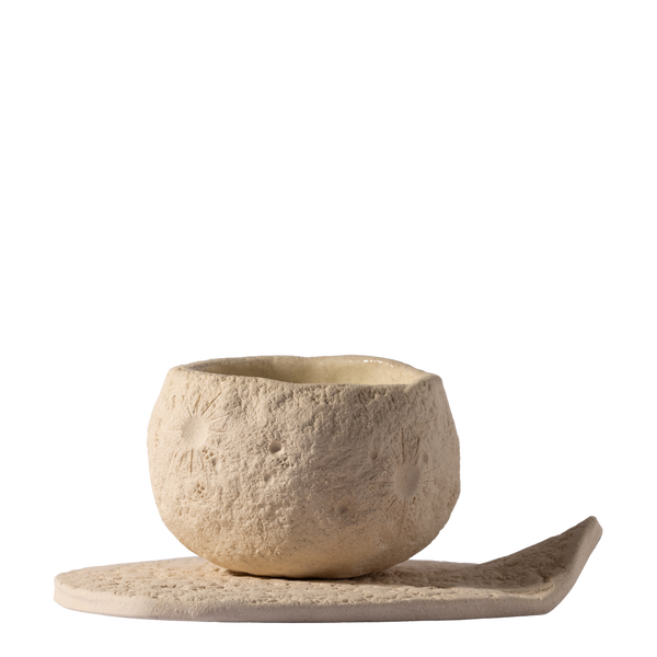 AKUN x House of Raw Moon Candle with Tray <br> Noor Al Qamar