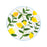 Lemon Twig Plate <br> Set of 4 <br> (Ø 22 x H 2.5) cm