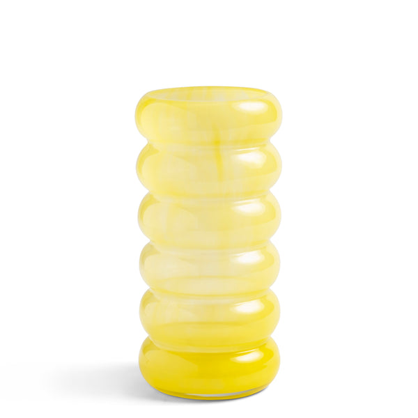 Chubby Vase <br> 
Yellow <br> 
(Ø 10 x H 21) cm