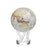 Globe <br> White Antique Terrestrial <br> (Ø 12 x H 18) cm