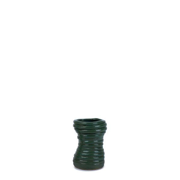 Coil Small Vase <br> Blue Green
