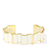 Inès Multi Thin Cuff<br> White Sand