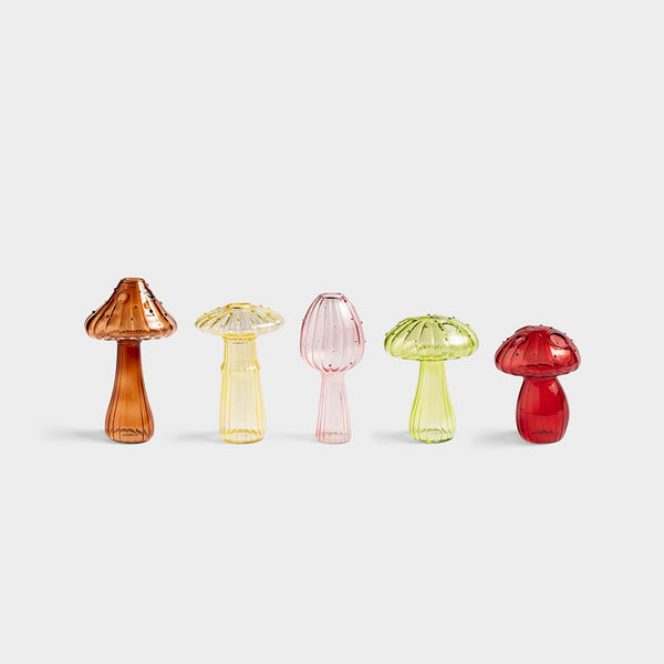 Vase Mushroom <br> 
Pink <br> 
(Ø 6.5 x H 15) cm