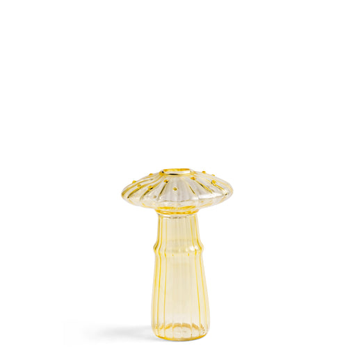 Vase Mushroom <br> 
Yellow <br> 
(Ø 9 x H 14) cm