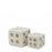 Marble Look Dice <br> 
Set of 2