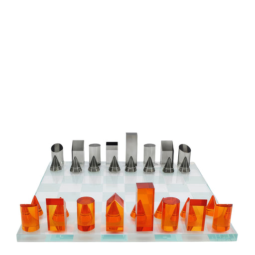 Acrylic Chess Set <br> (L 37 x W 37) cm