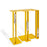 The Three Musketeers Table <br> Yellow <br> (L 25 x W 15 x H 55) cm