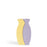 Fuse Vase <br> 
Lilac / Yellow <br> 
Set of 2