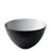 Krenit Bowl <br> Matt Black / Silver <br> (Ø 25 x H 14) cm
