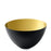 Krenit Bowl <br> Matt Black / Gold <br> (Ø 25 x H 14) cm