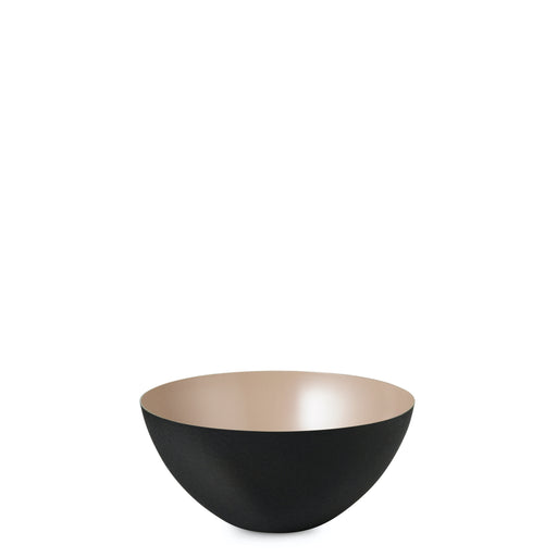 Krenit Bowl <br> Matt Black / Sand <br> (Ø 13 x H 6) cm