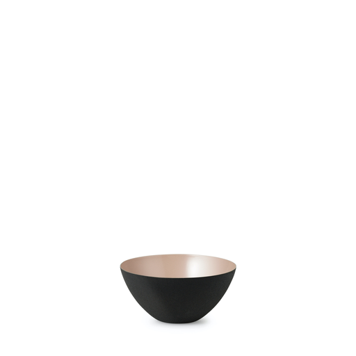 Krenit Bowl <br> Matt Black / Sand <br> (Ø 8 x H 4) cm