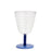 Goblet Mingle Glass <br> 
Blue <br> 
Set of 2